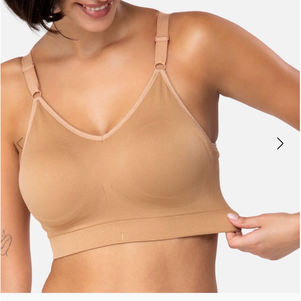 Underoutfit 454 Full Coverage Comfort Bra Size L in Coffee NWT